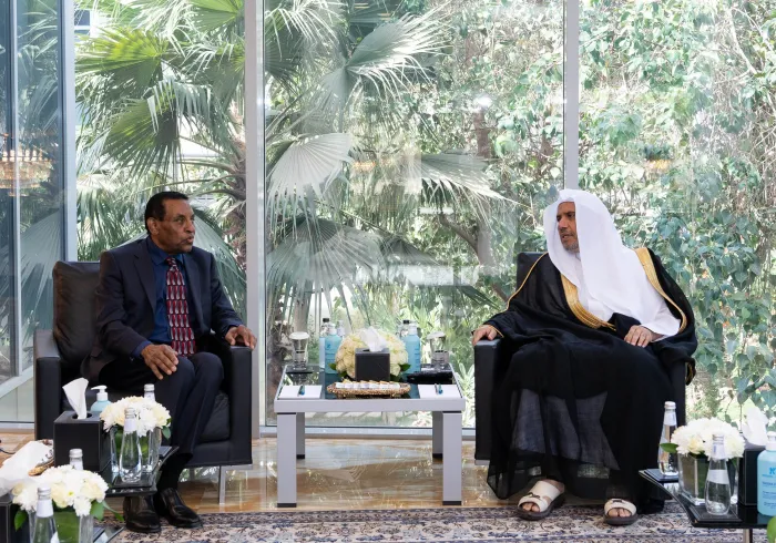 Mohammad Alissa reçoit Kamel Idris, ancien directeur de l’OIPI, membre de la Commission des NU sur le Droit International