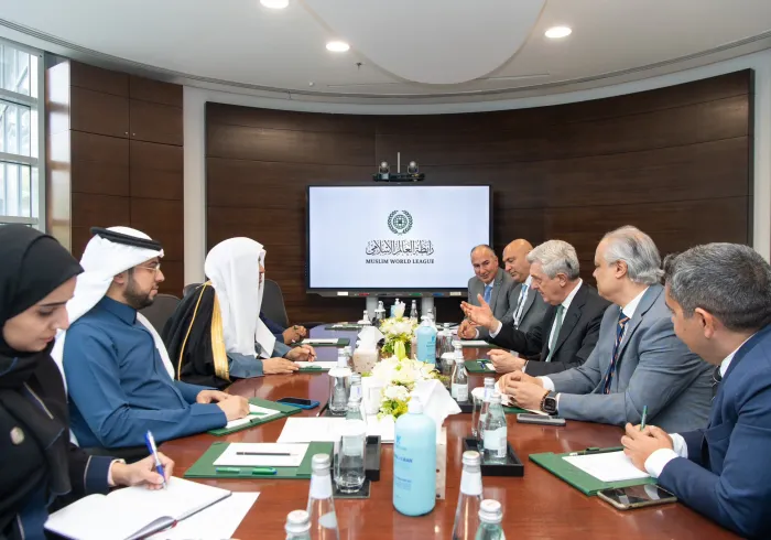 ڈاکٹر محمد العیسی نے ریاض میں اقوام متحدہ کے ہائی کمشنر برائے مہاجرین جناب فلیپو گرانڈی کا استقبال کیا