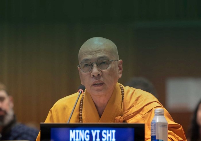 Highlights from the speech of Shi Ming Yi, the Abbot of Foo Hai Ch'an Monastery during the launch of the MWL initiative on Building Bridges between East and West at the UN headquarters in New York