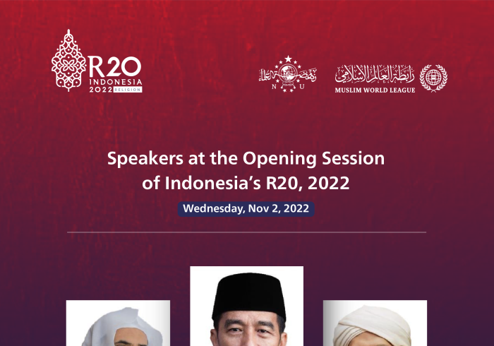 The R20 Summit Begins in Indonesia