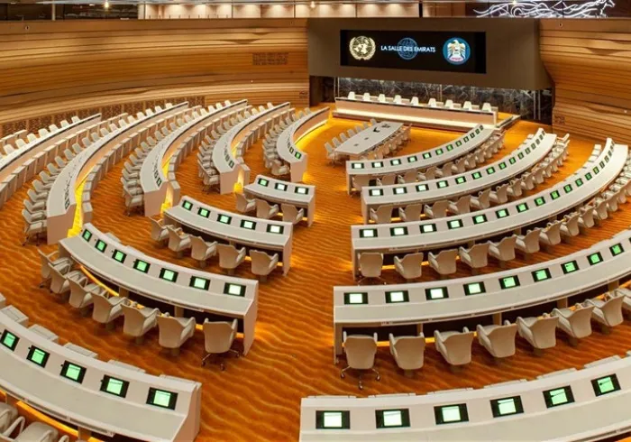 Au nom du StateDept et du Président Trump, Elan Carr réaffirme l'engagement des EtatsUnis à lutter contre l’Antisémitisme et appelle tous les représentants à donner la priorité à l'objectif commun de construire un avenir meilleur pour la jeunesse mondiale.