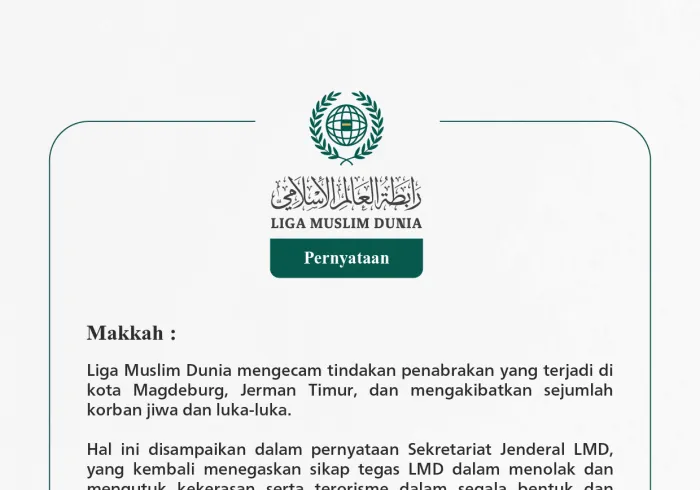 Pernyataan dari Liga Muslim Dunia: