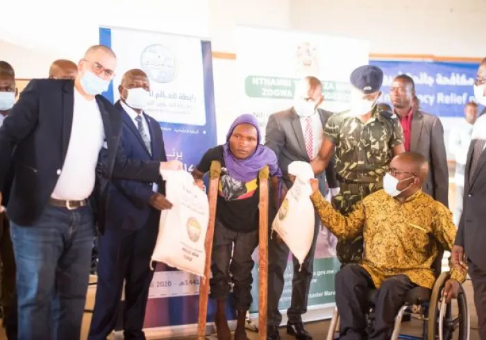 This donation will be distributed among the country's most  vulnerable populations