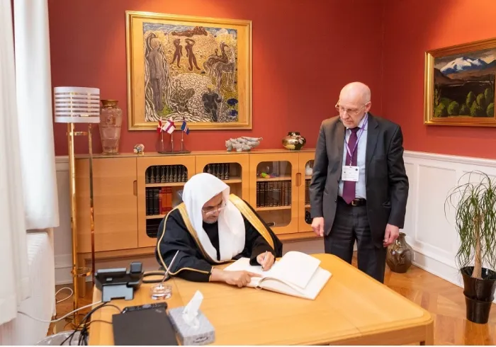 His Excellency Dr. Mohammad Alissa met with Speaker of the Icelandic Parliament Steingrímur Jóhann Sigfússon