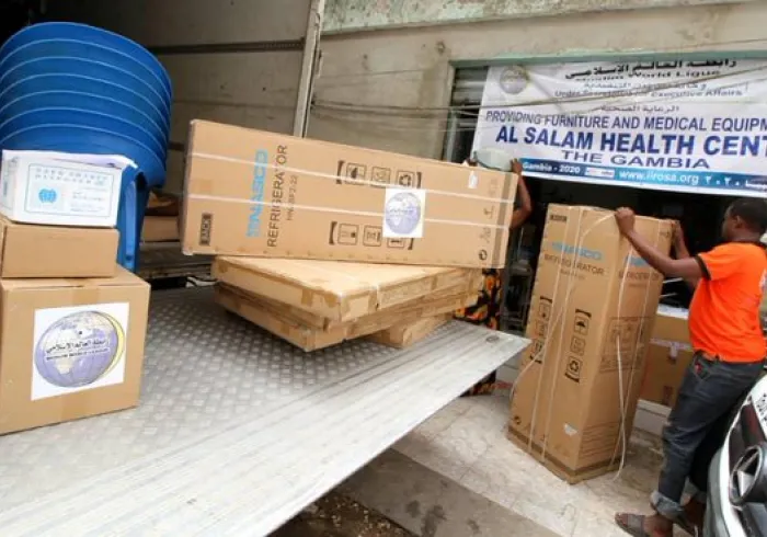 The MWL equipped the Al Salam Health Center in The Gambia with new medical equipment & furniture