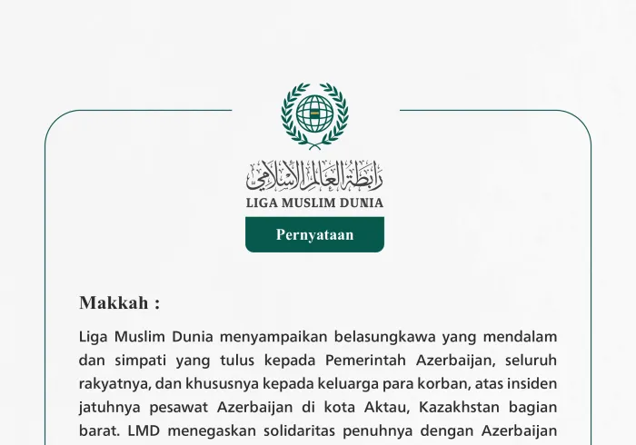 Pernyataan dari Liga Muslim Dunia: