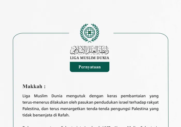 Pernyataan dari Liga Muslim Dunia:
