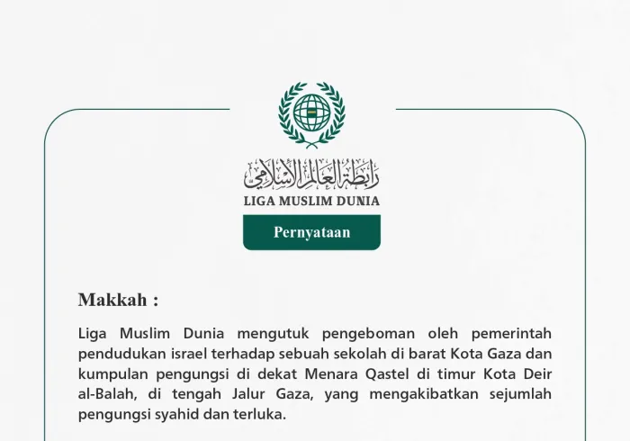 Pernyataan dari Liga Muslim Dunia: