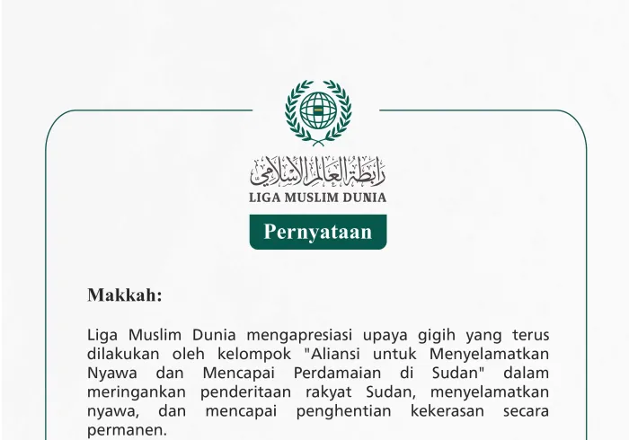 Pernyataan dari Liga Muslim Dunia: