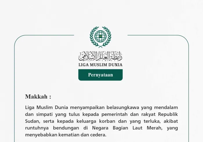 Pernyataan dari Liga Muslim Dunia: