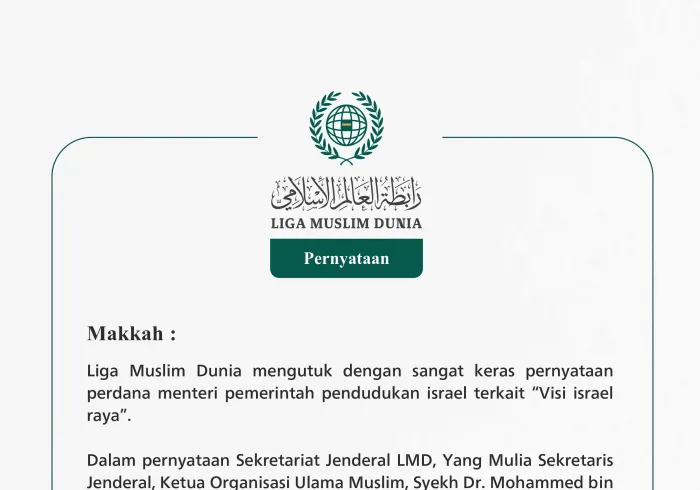Pernyataan dari Liga Muslim Dunia: