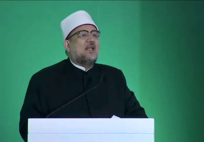 His Excellency Dr. Muhammad Mukhtar Gomaa, Minister of Awqaf and President of the Supreme Council for Islamic Affairs in Egypt, at the opening ceremony at the Global Conference