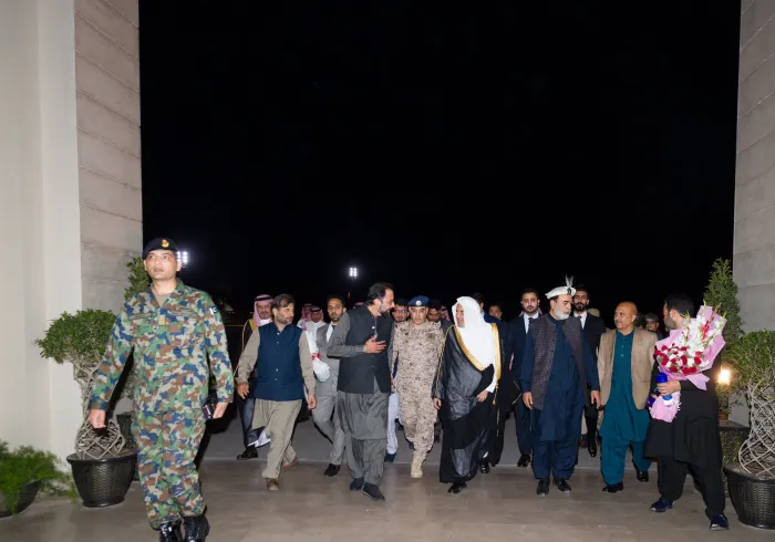 Por invitación oficial del Primer Ministro de Pakistán para pronunciar el sermón del AïdElFitr en la Mezquita del Rey Faisal en Islamabad