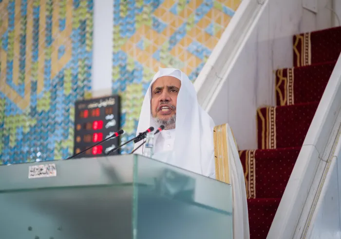 Por invitación oficial del Primer Ministro de Pakistán para pronunciar el sermón del Aïd ElFitr en la Mezquita del Rey Faisal en Islamabad