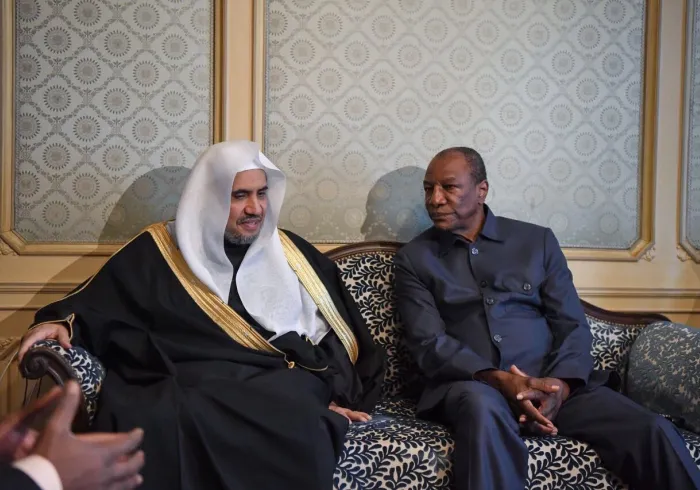 فخامة رئيس غينيا كوناكري يستقبل معالي الأمين العام