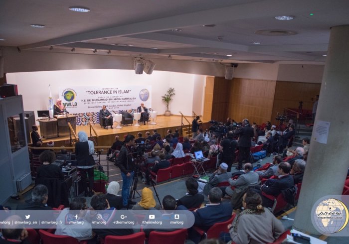 MWL organized a conference "Tolerance in Islam" at London University. Islamic leaders, thinkers & diplomats took part.