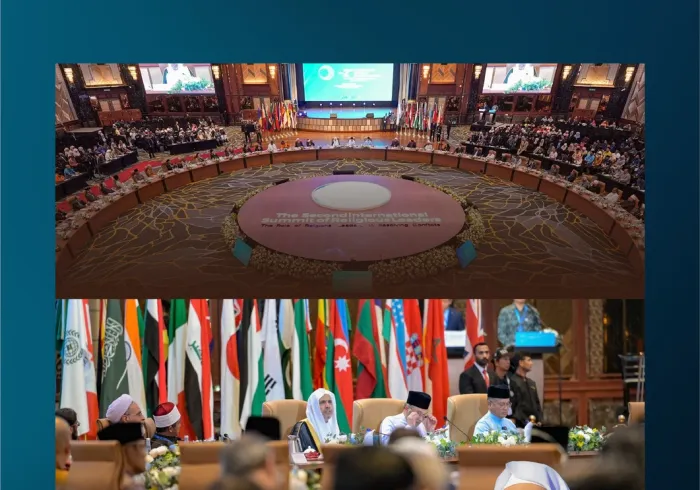 Berbagai pertemuan, dialog, inisiatif, serta program yang "efektif" dan "terukur" di seluruh dunia, memperkuat kehadiran agama kita yang luhur dengan risalahnya yang bersifat universal, akidah tauhidnya, dan syariatnya yang penuh hikmah.