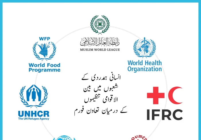جنیوا میں بین الاقوامی انسانی تنظیموں کا اجلاس، جس میں #رابطہ_عالم_اسلامی کے سیکرٹری جنرل اور ورلڈ کونسل آف چرچز کے سیکرٹری جنرل شرکت کررہے ہیں۔
