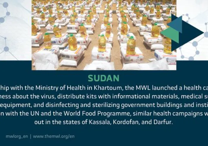 The MWL launched a health campaign to raise awareness about coronavirus and to assist with the distribution of medical supplies & protective equipment