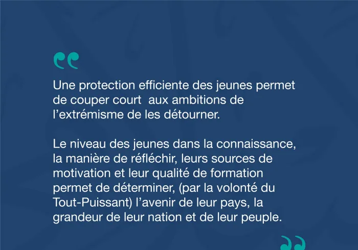 « La jeunesse, dans le monde, c’est n’est pas uniquement une question de gestion, mais plutôt une ressource qui doit être optimisée ».