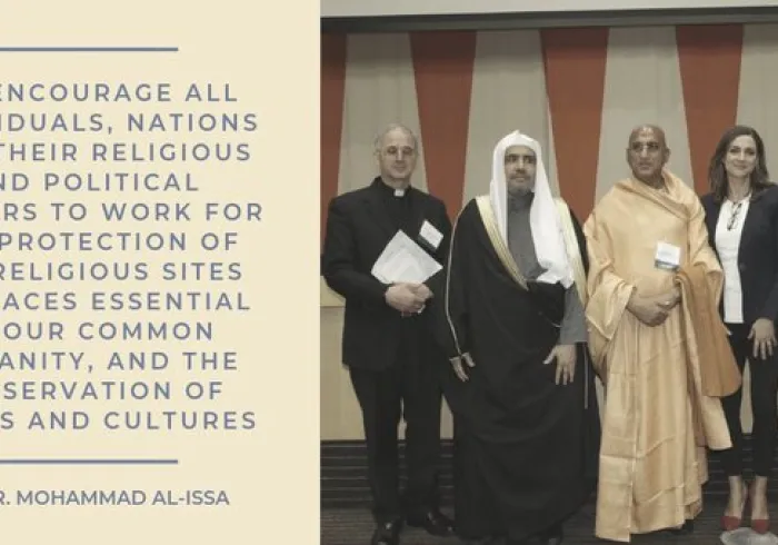 Leaders should work together to protect religious sites as places essential to our common humanity & the preservation of culture