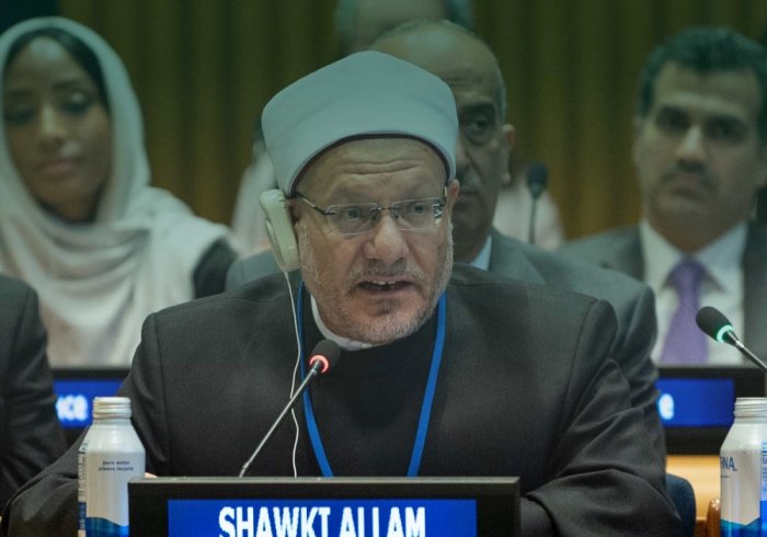 Highlights from the speech of His Eminence Dr. Shawki Ibrahim Allam, the Grand Mufti of Egypt through Dar al-Ifta al-Misriyyah during the launch of the MWL initiative on Building Bridges between East and West at the UN headquarters in New York: