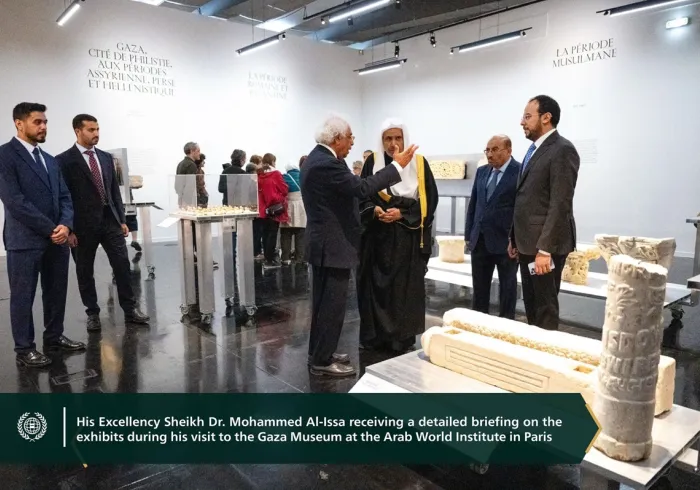 This evening included an important tour of the first-of-its-kind museum dedicated to the Gaza Strip, documenting its extensive civilizational history through photographs and films of historical monuments