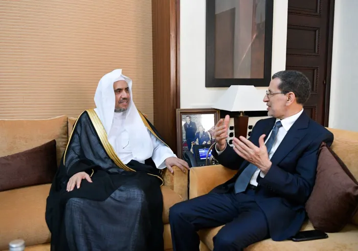 Le chef du gouvernement marocain, D. Sard Dine Othmani reçoit le SG de la Ligue