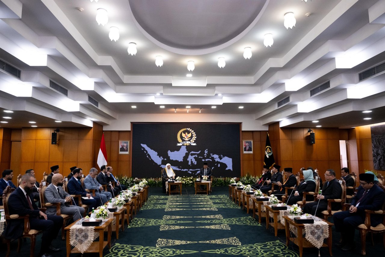 مجلس الشورى الإندونيسي يستضيف الأمين العام لرابطة العالم الإسلامي