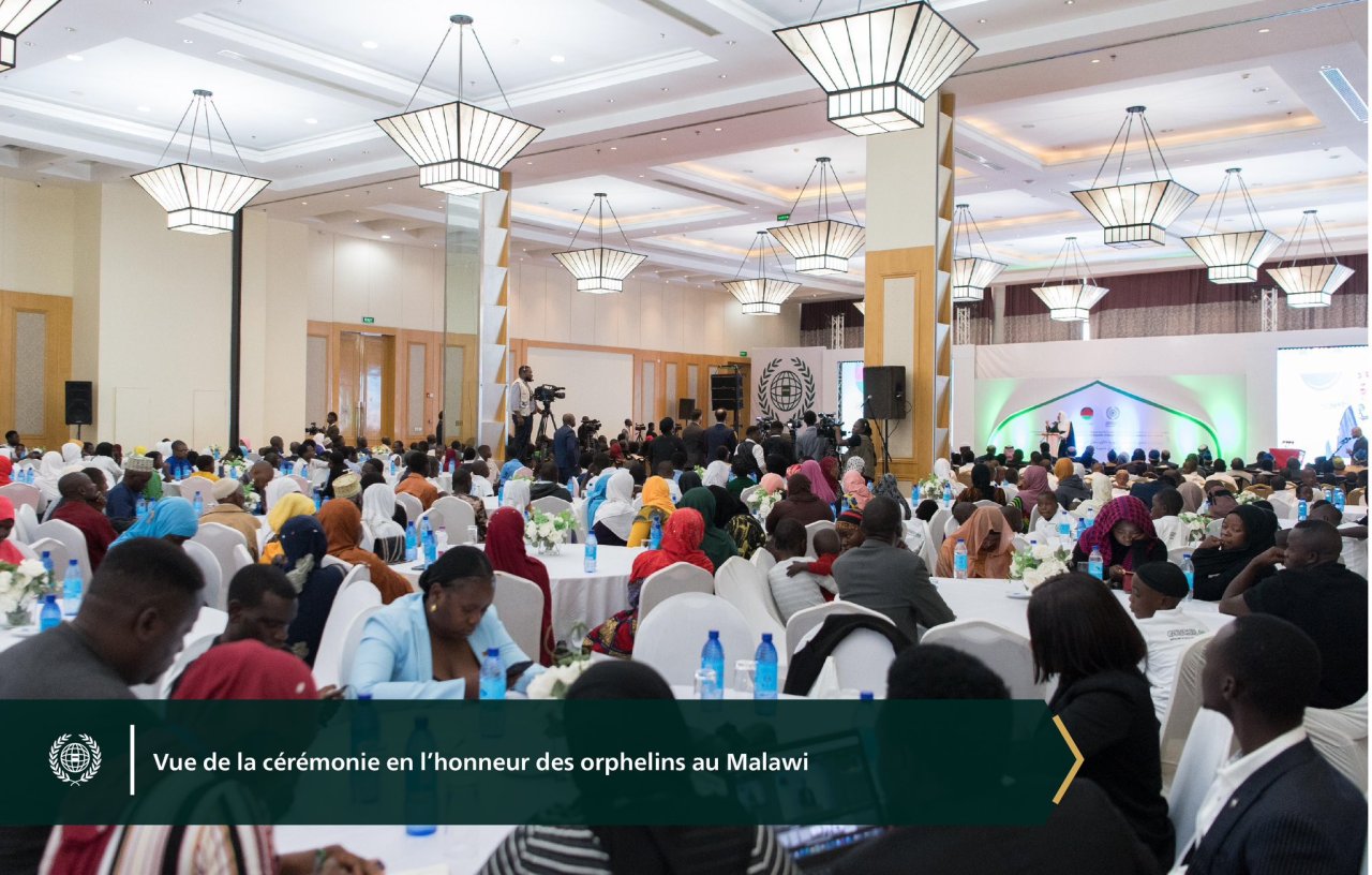 En hommage aux 6000 orphelins pris en charge par la Ligue, la Ligueislamiquemondiale a célébré ses programmes destinés aux orphelins en République du Malawi