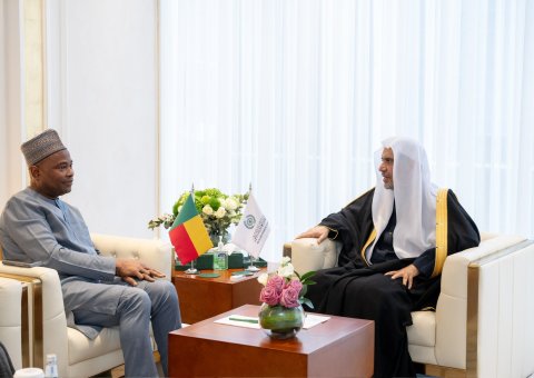 His Excellency Sheikh Dr. Mohammed Al-Issa, Secretary-General of the MWL and Chairman of the Organization of Muslim Scholars, met with His Excellency Mr. Adam Bagoudou Zakari