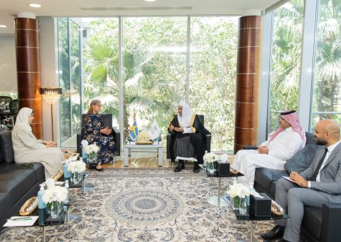 Dr. Al-Issa Meets with Sweden’s Ambassador-designate to the Kingdom of Saudi Arabia