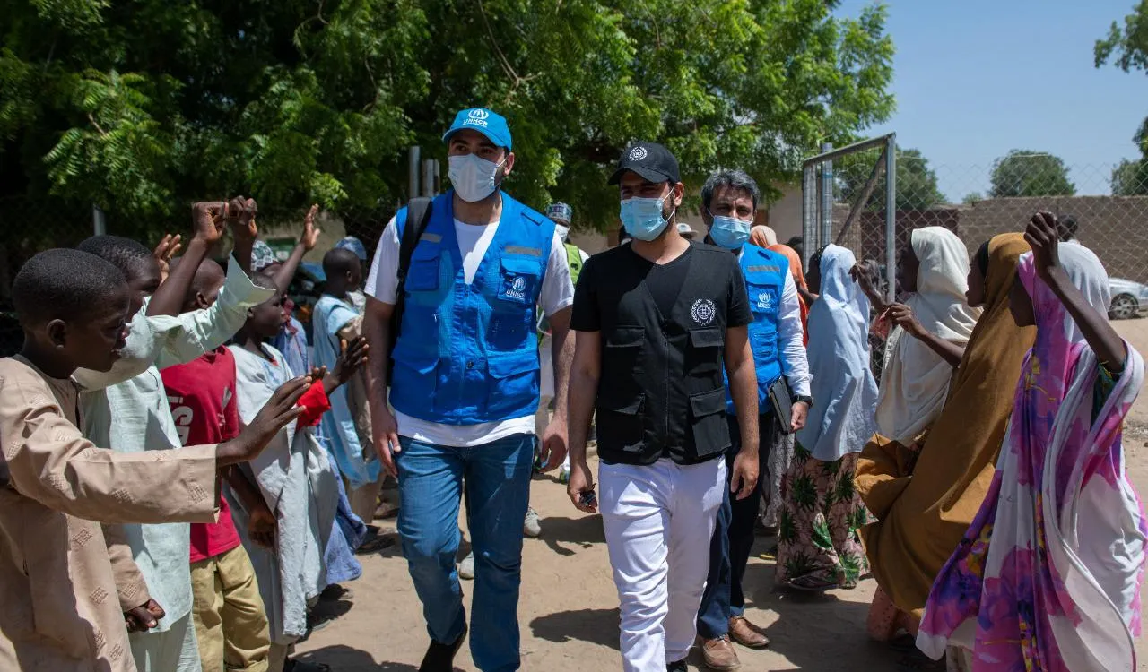 وفد رابطة العالم الإسلامي يقف على منجزات مشروع حماية الأطفال النازحين في نيجيريا