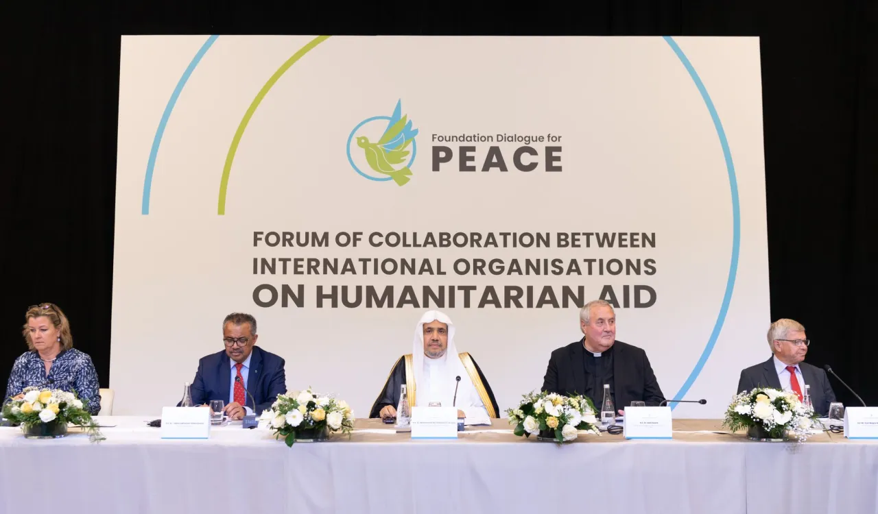 Secretary General of the MWL participates in the Forum of Collaboration Between International Organizations on Humanitarian Aid in Geneva