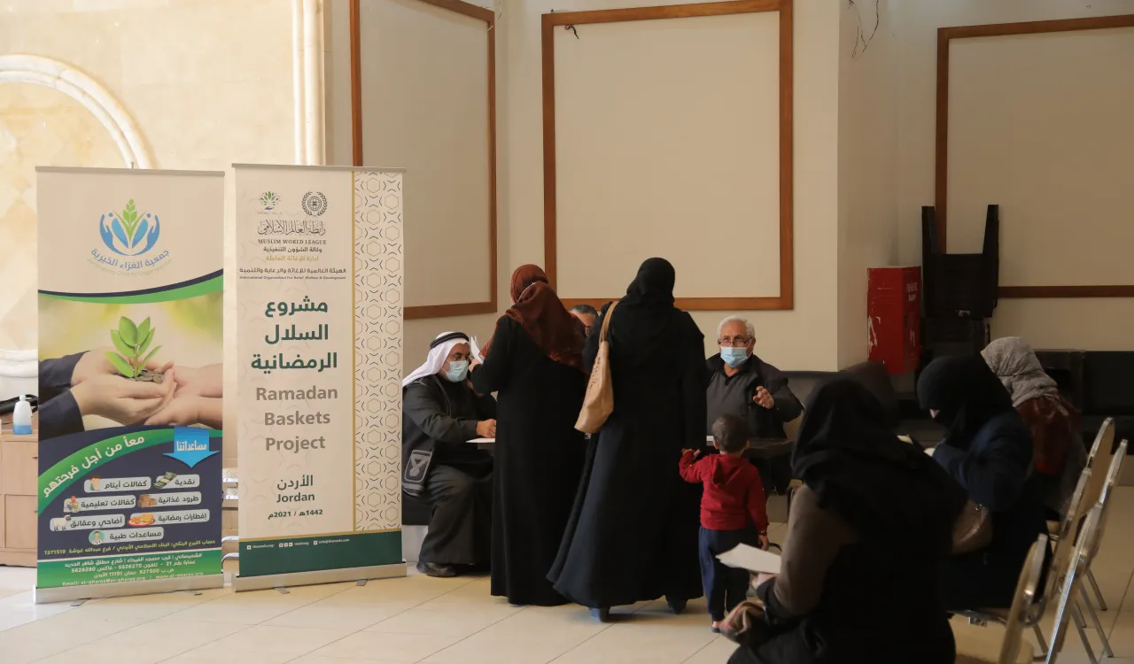 كوبونات إفطار رمضان ‬⁩ للاجئين السوريين في الأردن