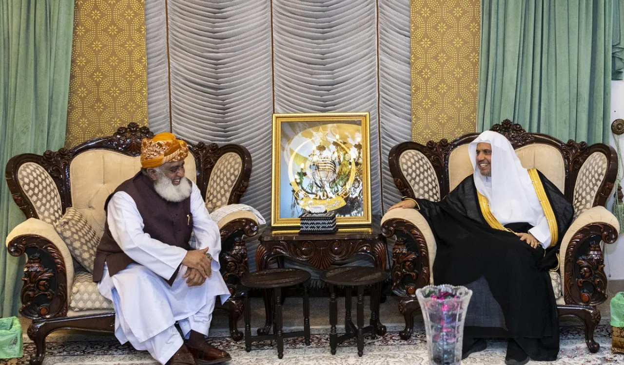 Mohammad Alissa rencontre à Islamabad cheikh Maulana Fazlur Rahman, Pdt de l’Association des savants musulmans