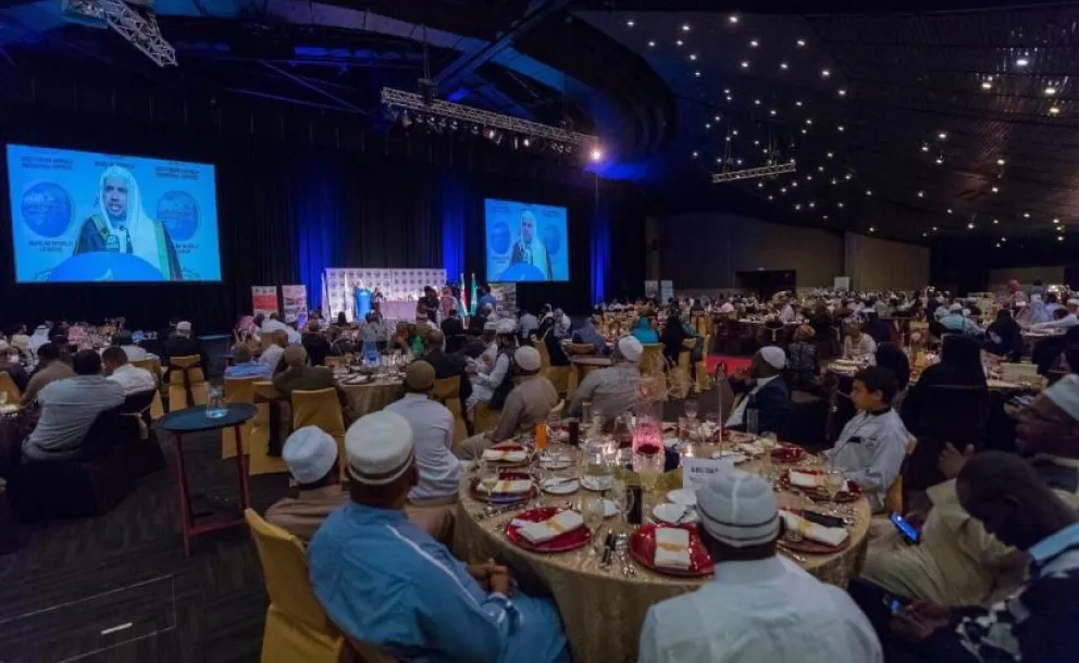 His Excellency-Secretary General talking in Durban's MWL conference "Isolation creates Hatred & generates extremism & counter-extremism"