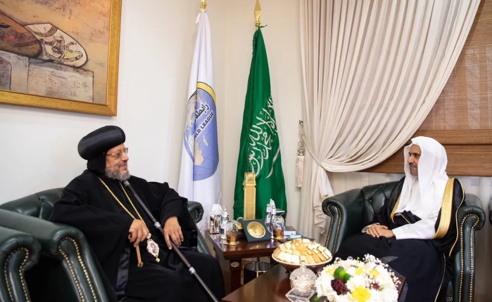 The SG of the MWL Dr. Alissa received His Grace Bishop Morcos of the Coptic Orthodox Church in the Greater Shubra