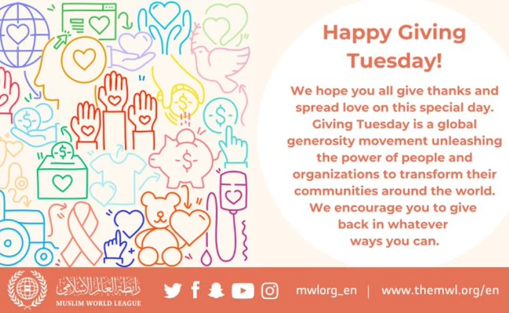 Today is Giving Tuesday - a global movement empowering people and organizations to give back to charitable causes and campaigns!