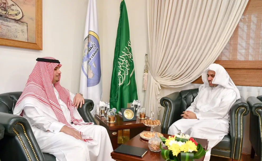 HE SG Dr Alissa receives at his Riyadh Office this morning HE Dr Abdulmageed Albinayyan,President of Naif Arabic  University for Security Science.They reviewed issues of common concern