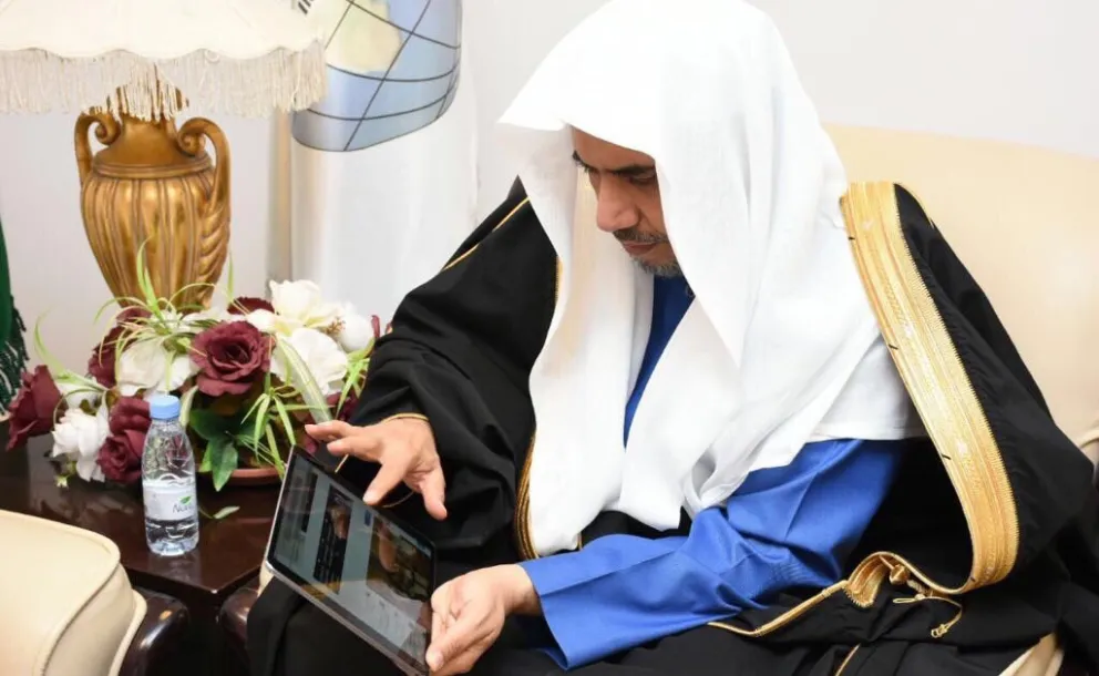 The MWL’s SG officially inaugurates the new MWL website & the new portal of the newspaper (Maad) on the internet.