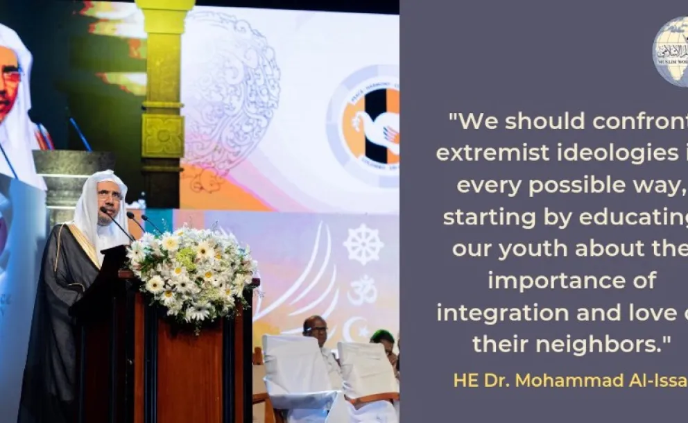 #MWL advocates for a holistic approach to terrorism, including by educating youth and promoting the principles of tolerance.