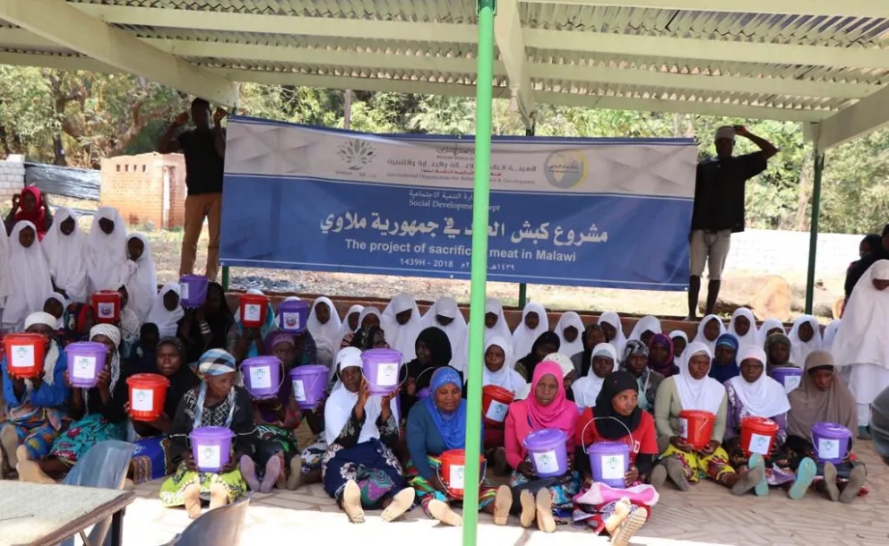 Through its World Relief, Care and Development Organization, the MWL implements the ram of the Eid project