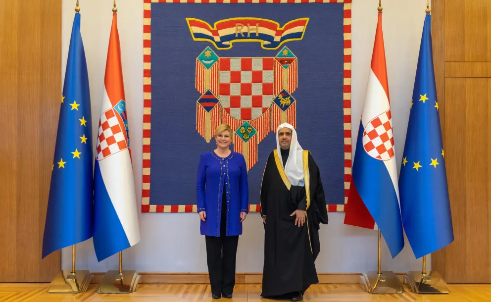 HE Dr. Mohammad Alissa met with Croatian President Ured_PRH Kolinda GKto