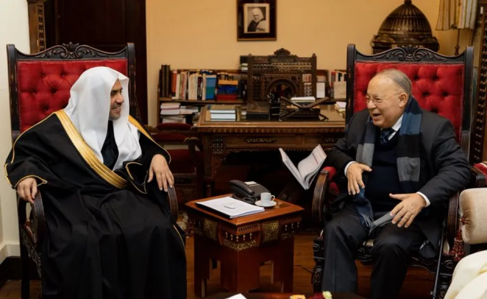 HE Dr. Mohammad Alissa met with Dalil Boubakeur, President of the French Council of the Muslim Faith Cfcm Officiel & rector of the Grand Mosque of Paris