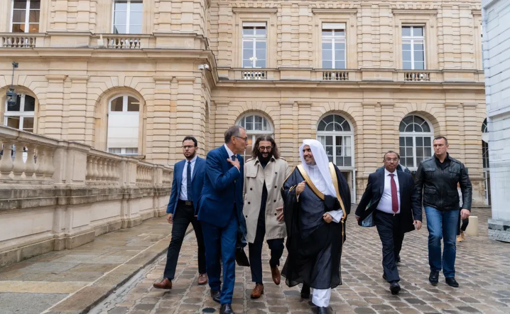 HE Dr. Mohammad Alissa met with the chairman of the Saudi-Arab Parliamentary Friendship Committee this week in France