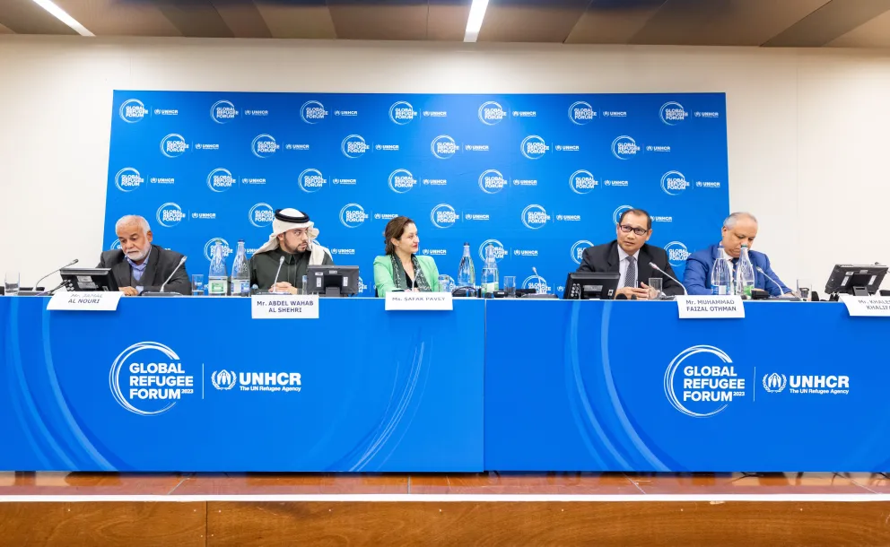 On behalf of the Muslim World League, Mr. Abdulwahab Alshehri, Assistant Secretary-General for Corporate Communication at the MWL, spoke at the organization’s discussion panel at the Global Refugee Forum in Geneva