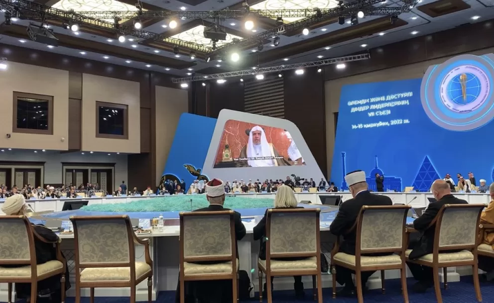 H.E. Dr. Abdul Rahman Al-Zaid: At the Kazakhstan Conference of Religious Leaders, I met with Kazakh political figures & religious leaders who expressed appreciation of the MWL