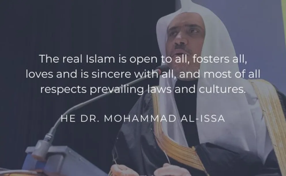 Islam is a peaceful influence upon the world, as demonstrated by the leadership of HE Dr. Mohammad Alissa