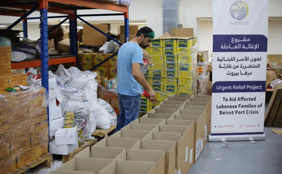 The Muslim World League continues to provide relief to the people of Lebanon following the tragic explosion earlier this month